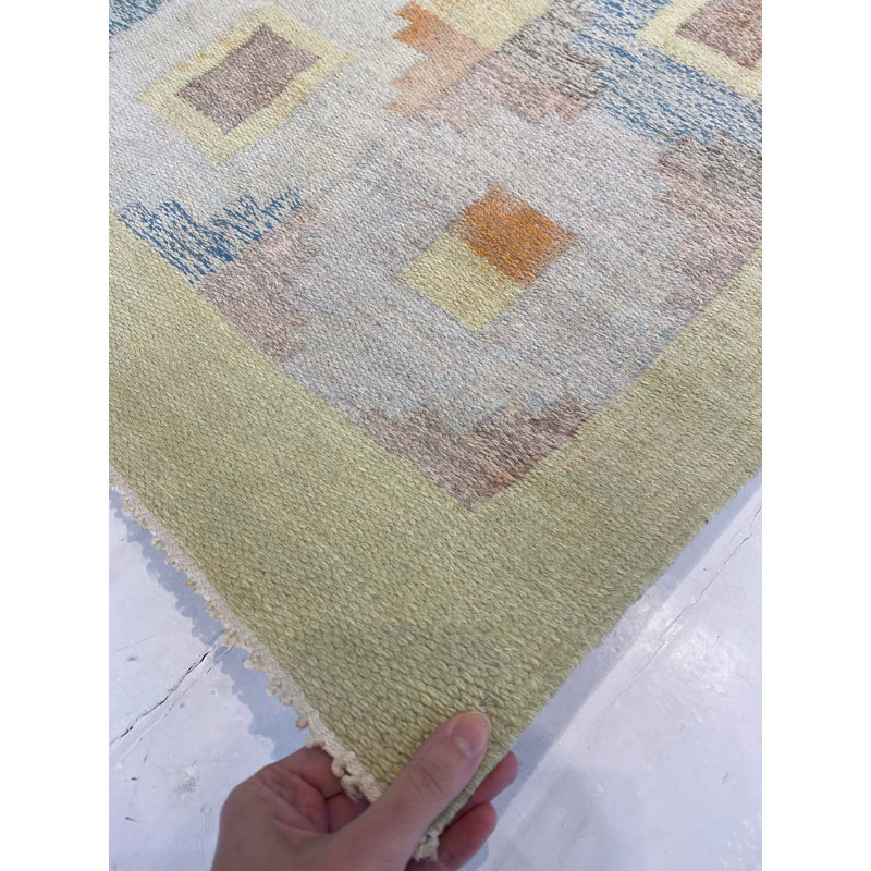Vintage One-of-a-Kind Rectangle 4'8" X 8'1" Area Rug