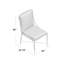 Carmel Patio Dining Side Chair with Cushions-63361390-62380091