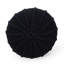 Pouf tricoté en coton bleu foncé ou à coussin de sol - capacité de poids de 200 lb, élément décoratif, nettoyage des taches, bourre de perles remplie et utilisation limitée à 200 lb, décoratif, nettoyage seulement, avec-131262900