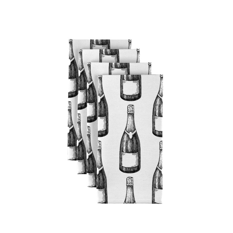 Polyester Abstract Square Napkin