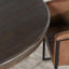Brookside 60" Round Mango Wood Dinning Table In Cocoa Brown