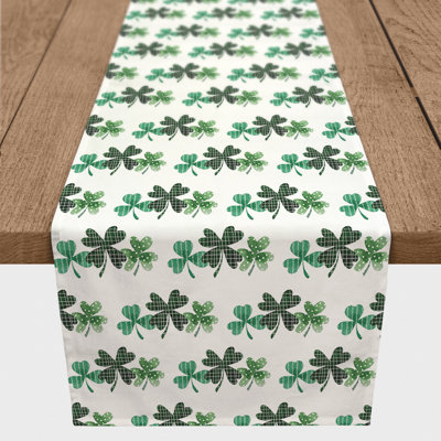 Dammann Floral St. Patrick's Day Table Runner