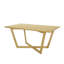Yorkana Oak Rectangular Dining Table with Wood Base-749218784-749218788