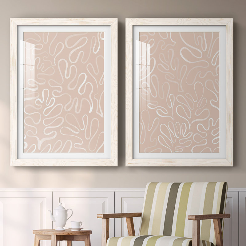Matisse pièces III-Premium, reproduction encadrée - prête à être accrochée, Cadre blanc, H 36,5 po x l 53 po x P 1,5 po