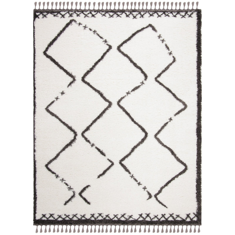Tapis à poils longs Allon, Rectangle 8 pi x 10 pi