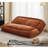 Double Human Dog Bed,Lazy Sofa ,Loveseat,Fits You & Pets,Extra Large Floor Couch,Can Sit Or Lie Down,2-In-1,5 Adjustable Position, Plump Pillow,2 Seat,Chenille-285843671
