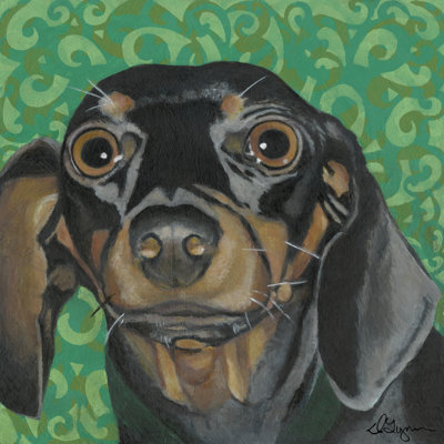 Dlynns Dogs - Keelie 1 Piece Wrapped Canvas Painting