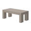 Table basse moderne moderne (48 po x 24 po / 1220 mm x 610 mm), brosse métallique-513612976-513612989