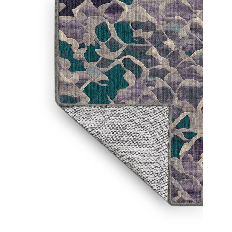 Machine Washable Gray Area Rug, Rectangle 8' x 12'