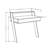 Ackeem 1 Drawer Modern Desk-1957166505