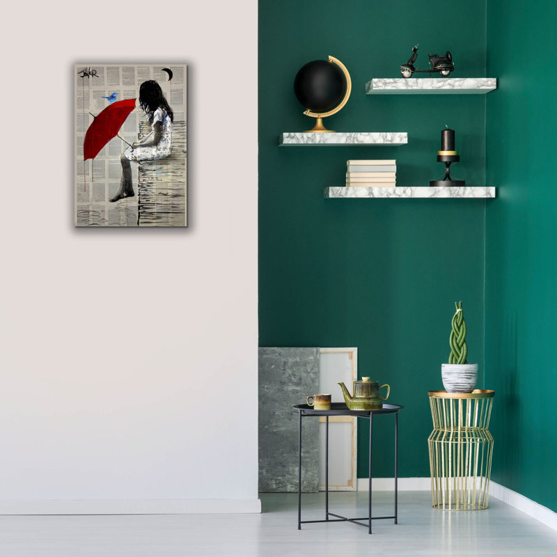 «Epithany» par Loui Jover, art mural sur toile, H 26 po x l 18 po x P 0,75 po