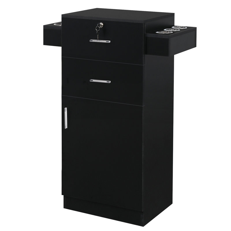 Wetherbee Wood Hair Tool Holder, Black