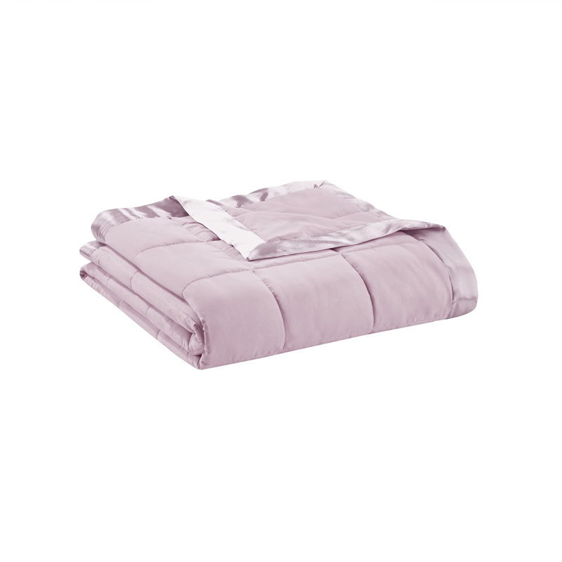 Couverture chauffante moelleuse, Double, Lilas