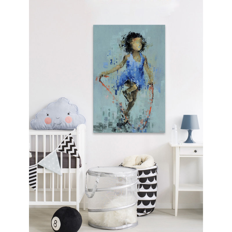 « skiping corde », art sur toile Canfield, H 24 po x l 16 po x P 1,5 po