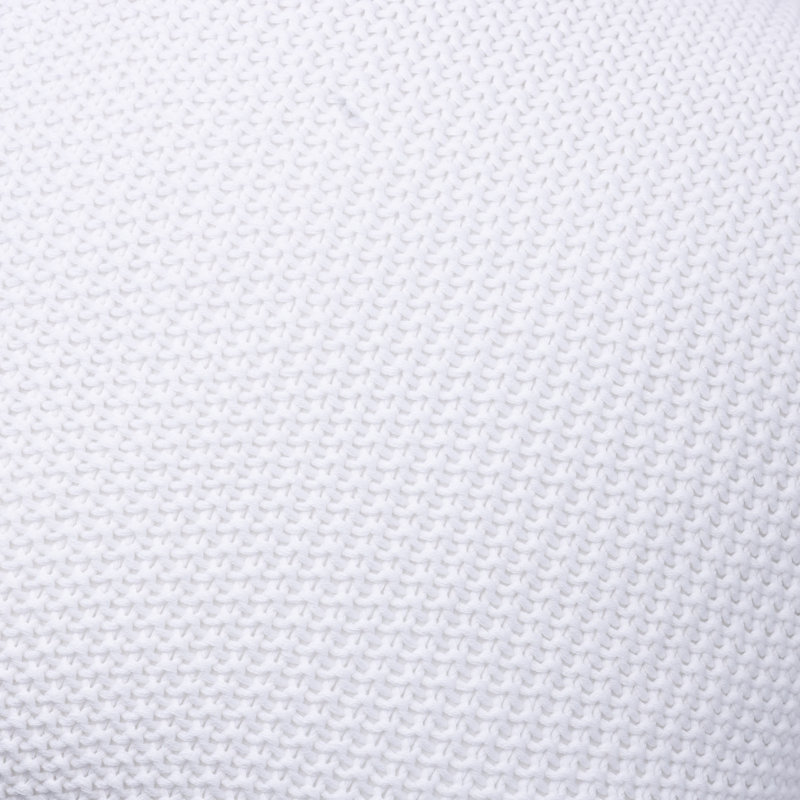 Hammond Square Cotton Pillow Cover, White