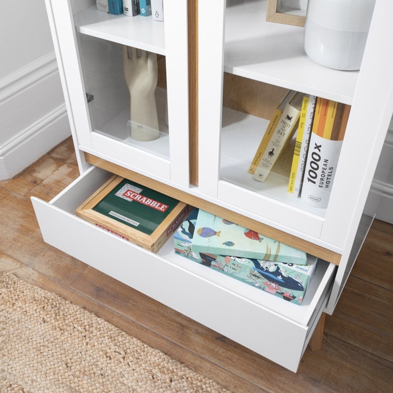 Druzy Display Cabinet, White