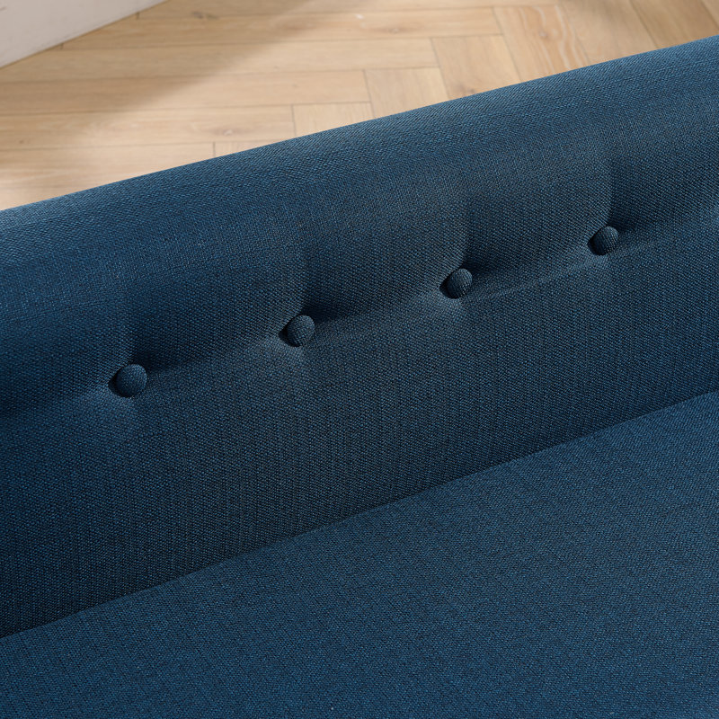 Comfortable oversized rectangular pet bed, Dark Blue