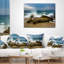 Coussin lombaire à vagues rocheuses à Woods Cove