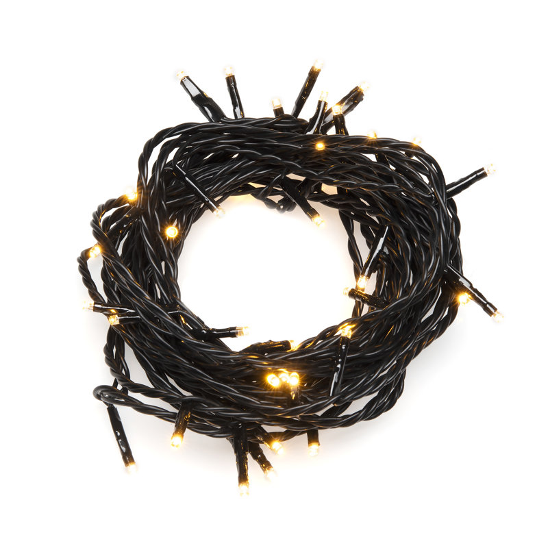440cm LED 40 - Bulb String Light, Black