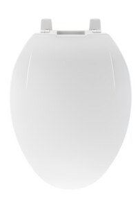 Elongated Toilet Seat, White
