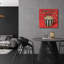 «Enjoy The Show Red» par Wild Apple Portfolio, art mural en verre acrylique, 24 po x 24 po-1636689222