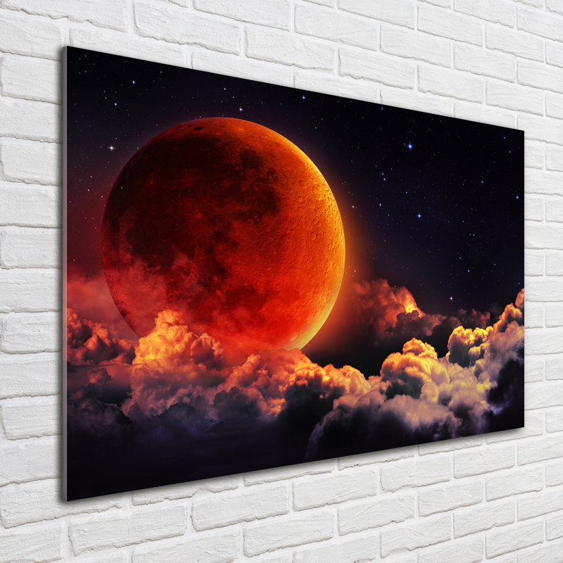 Moon Eclipse - Unframed Art Prints on Glass