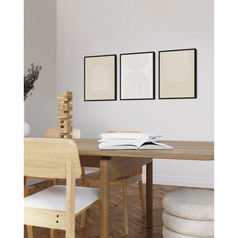 Black Oak 20x30 Wall Frame Set of 3