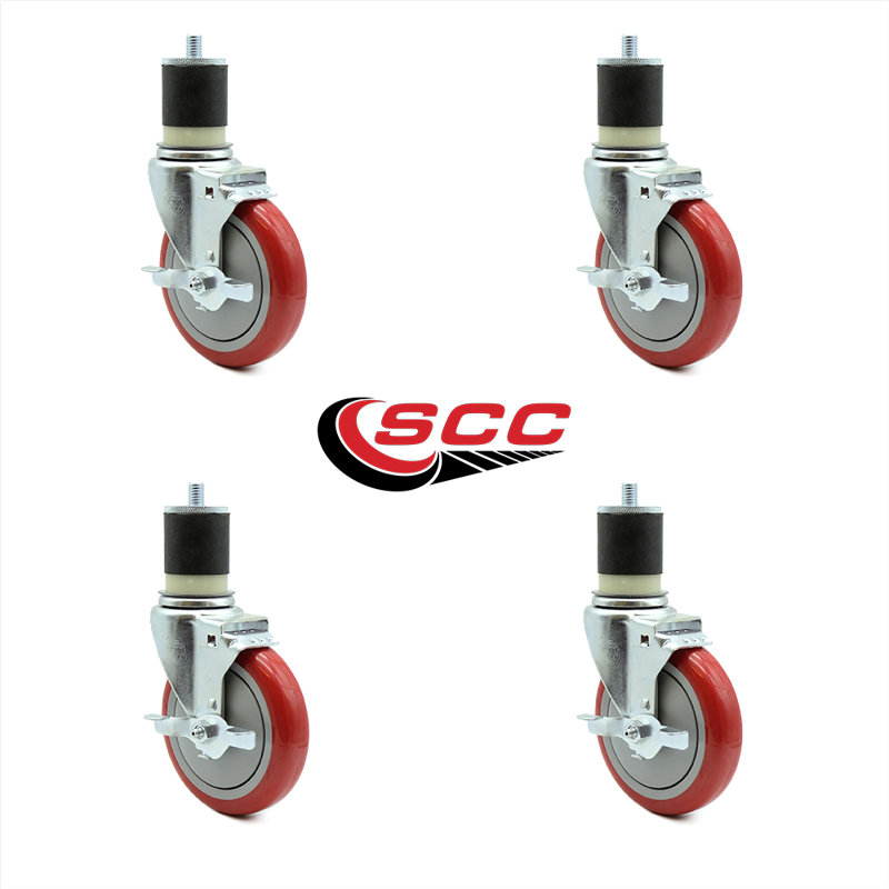 Roulettes extensibles avec frein