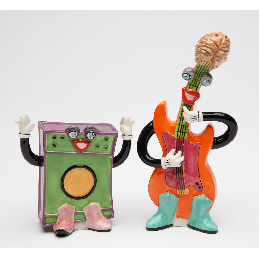 Electric Bass and Amp Salt And Pepper Set Cosmos Gifts