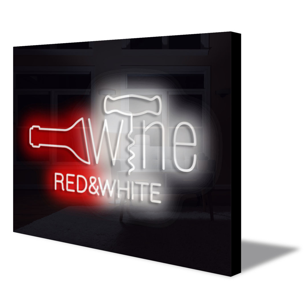 Wine LED Neon Sign Wall Décor