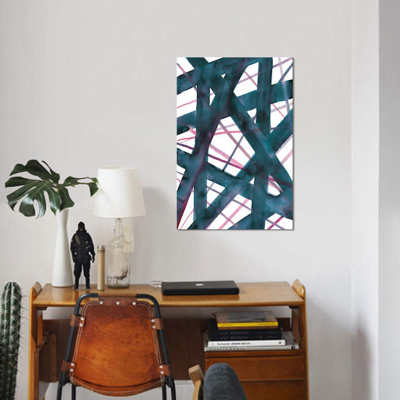 Tangled II by Albina Bratcheva - Gallery-Wrapped Canvas Giclée, 26" H x 18" W x 1.5" D, No Mat, Wrapped Canvas