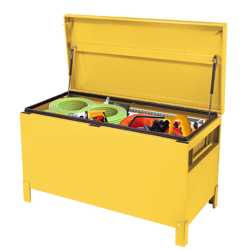 91cm W Aluminium Storage Rack, Yellow