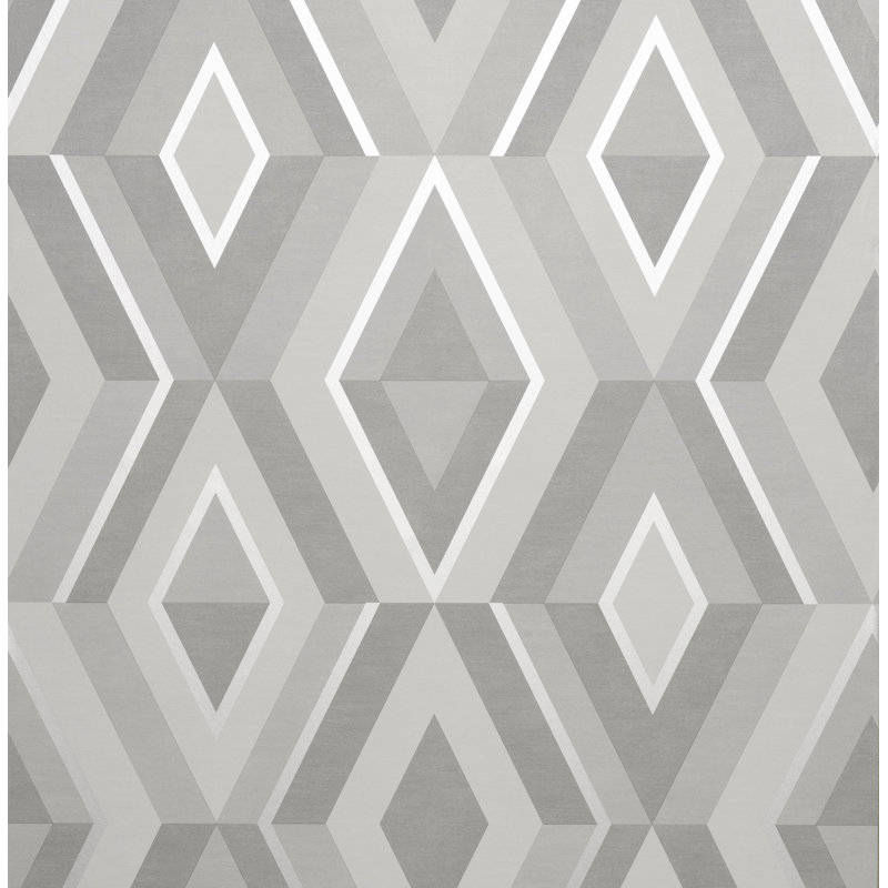 Michon 10.05m x 53cm Roll, Stone/Silver