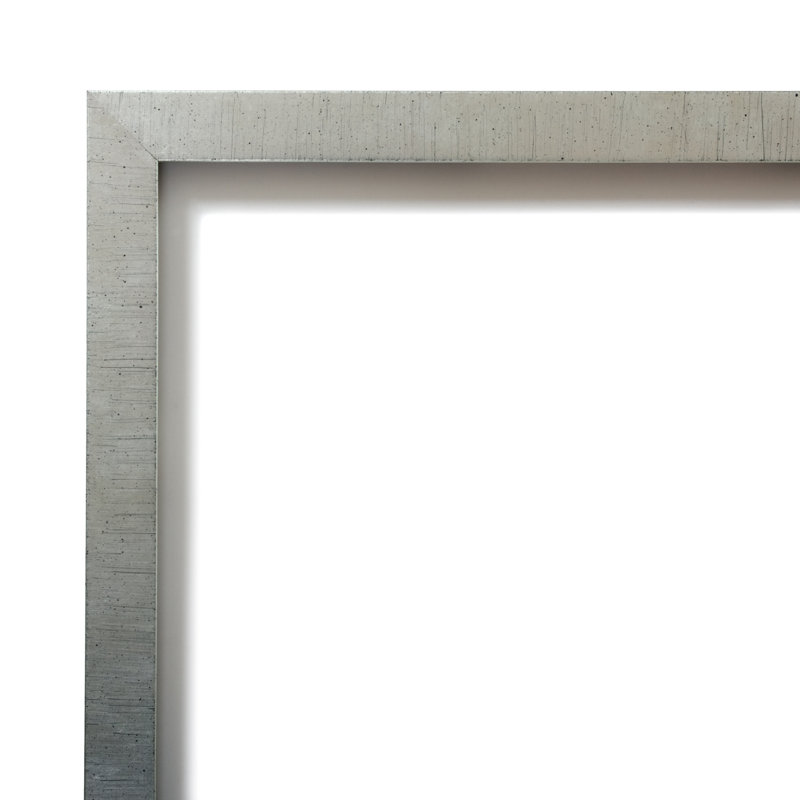 Wall Cork Small - 2' - 4' Bulletin Board, Silver, 14" x 32"/32"