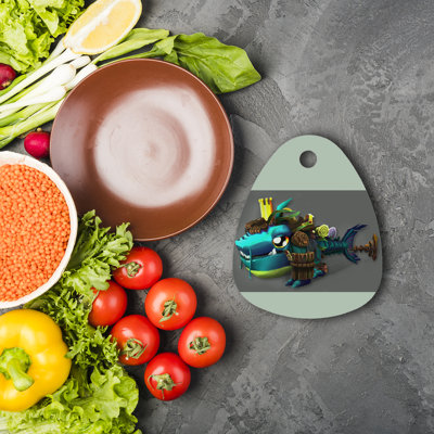 Marick Booster Glass Nibblers The Misfit Shark Sublimation Cutting Board