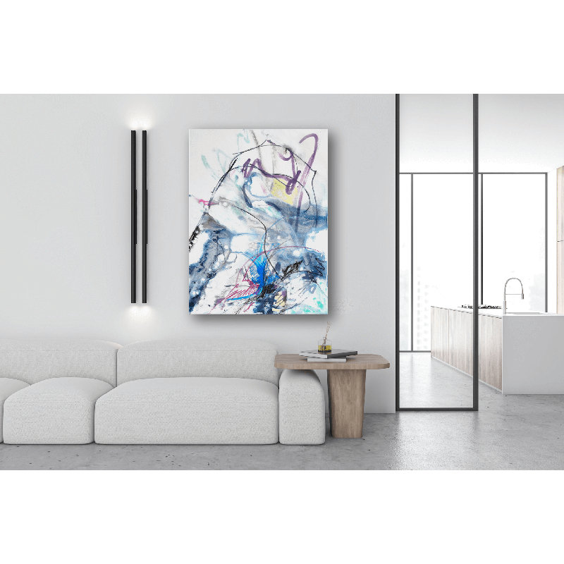 Ridges - Artist Enhanced Canvas Print, 60" H x 40" W x 1.5" D, Unframed Canvas