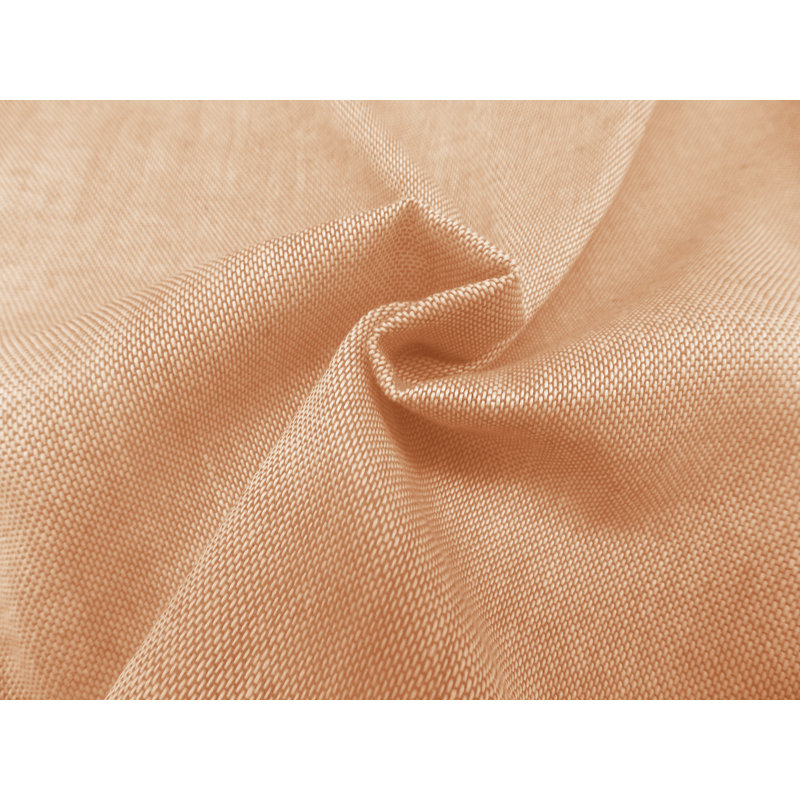Pearce Polyester Semi Sheer Curtain Single Panel, Orange, 145cm Width x 132cm Drop
