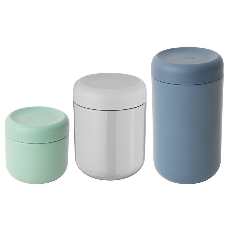 Leo Food Storage - Set of 3 Containers and 3 Lids