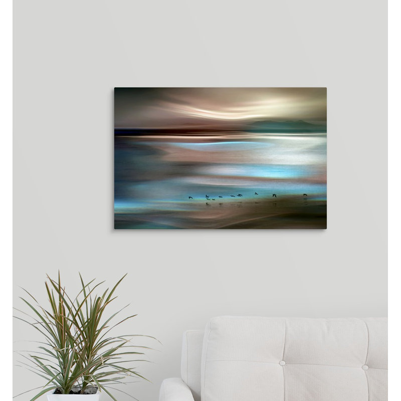 « migrations », impression sur toile, H 16 po x l 24 po x P 1,5 po