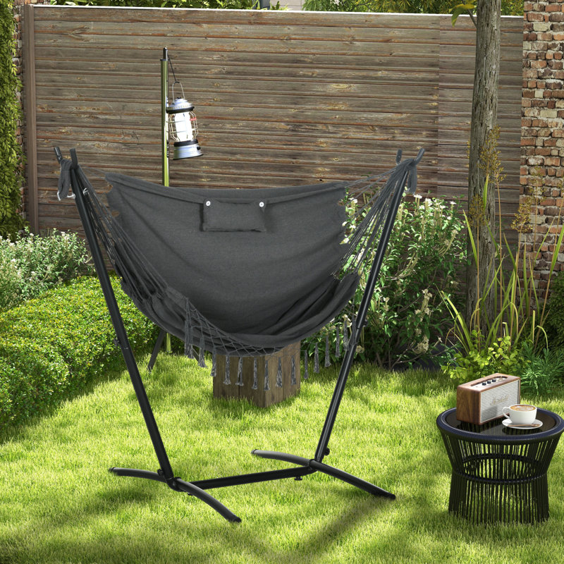 Chaise de hamac avec support Outsunny