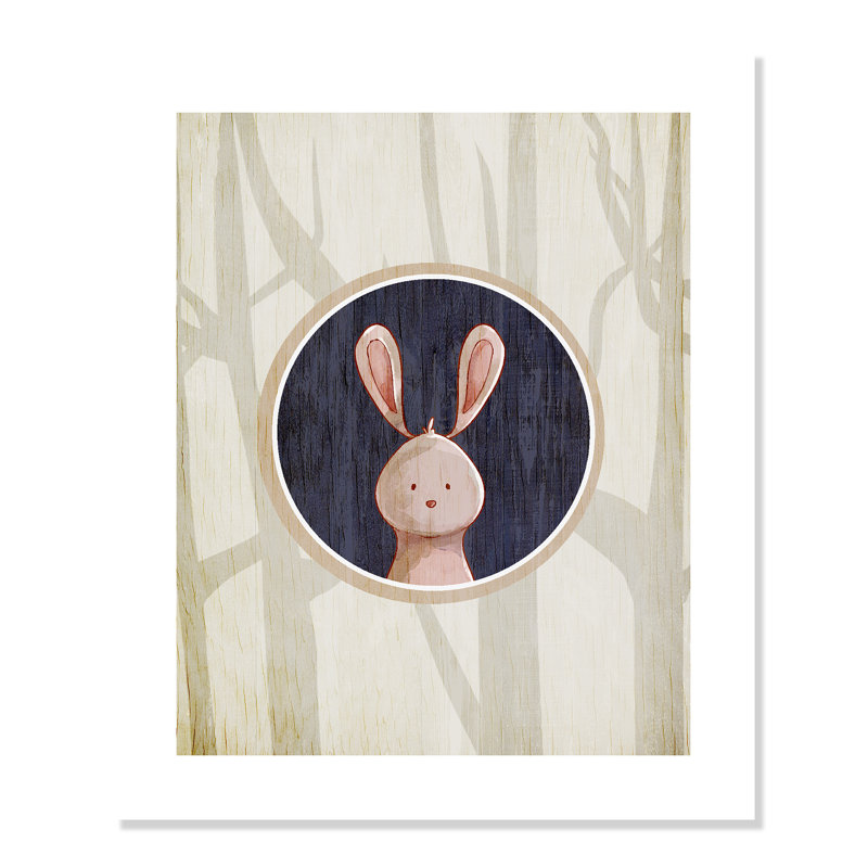 «Juvenile Forest Animals», impression sur papier, H 24 po x l 20 po x P 1 po, Papier