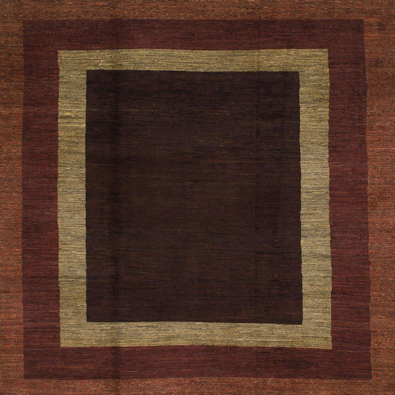 Tapis abstrait moderne 1443, Carré 4 pi