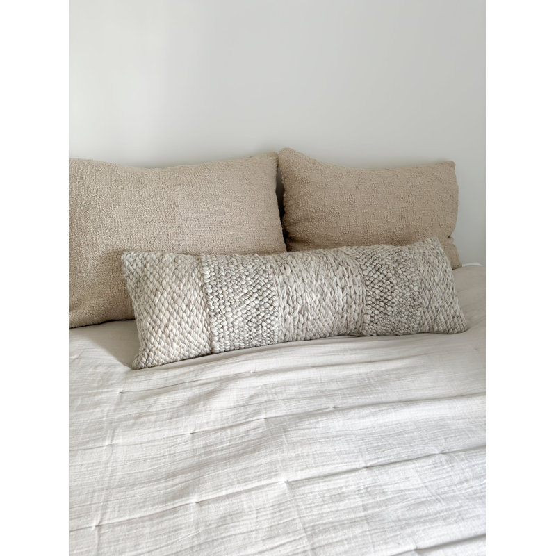 Textured Handwoven Pillow, 100% Polyester