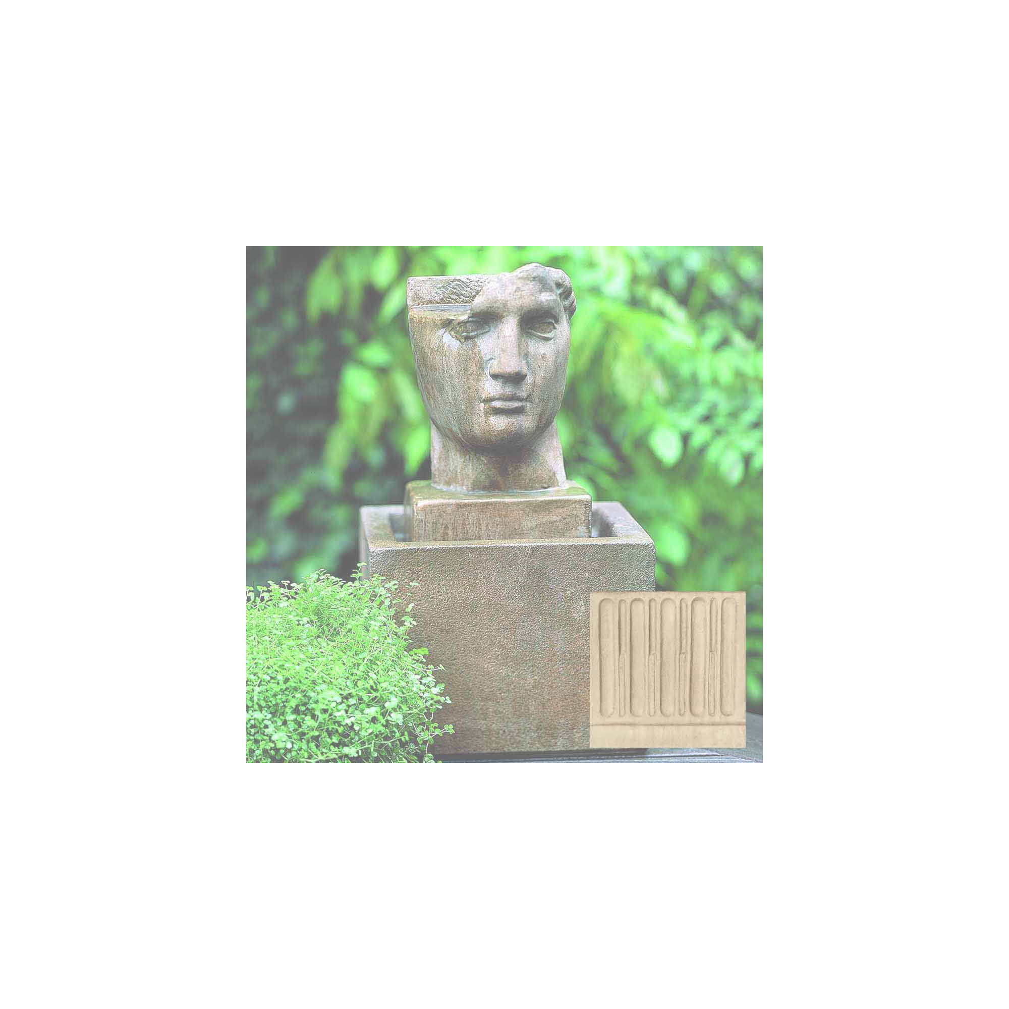 Renfri Fountain, Aged Limestone