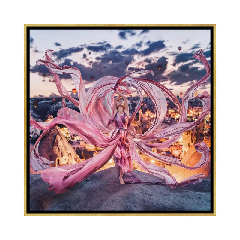 « Octopus Fantasy » par Hobopeeba-impression, H 26 po x l 26 po x P 1,5 po, Pas de tapis, Toile encadrée d'or