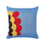 Kapisa Animal Print Blue Square Throw Cushion
