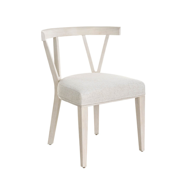 Dwell Upholstered Dining Chair, Ivory