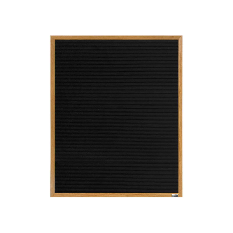 AARCO No Felt Letter Board, Oak, 30" H x 24" W