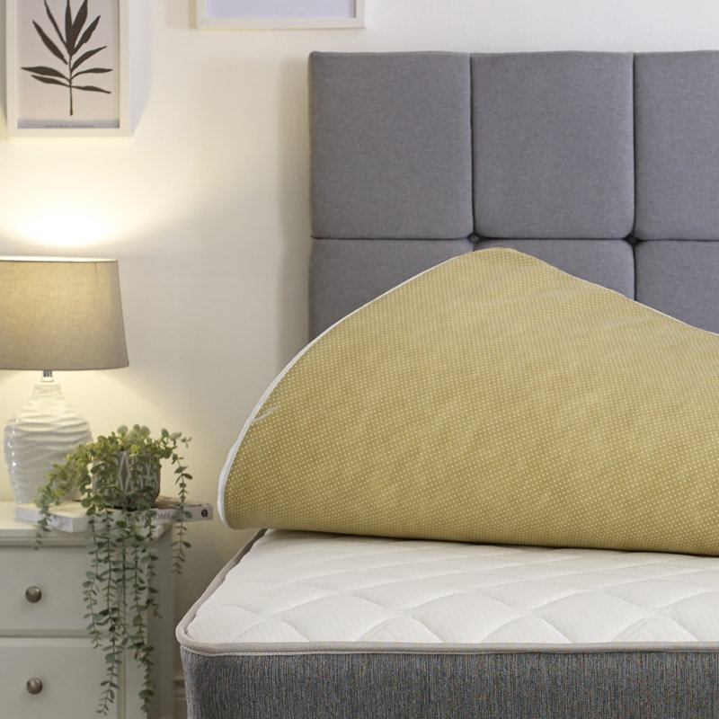 Bundeena White Noise 1" Deep Memory Foam Mattress Topper, Small Single (2'6)