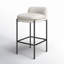 Tabouret de comptoir rembourré avec repose-pieds Sykesville